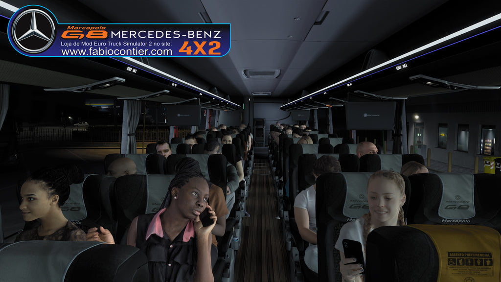 ETS2 Mod Bus G8 4x2 Mercedes-Benz Executivo