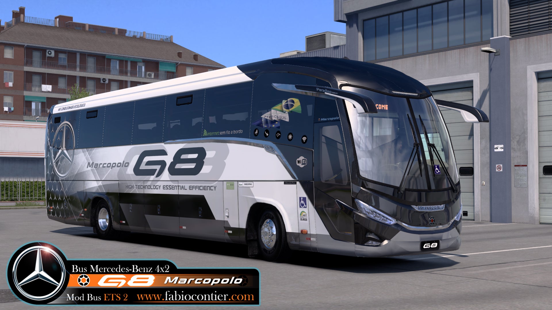 ETS2 Mod Bus G8 4x2 Mercedes-Benz Executivo