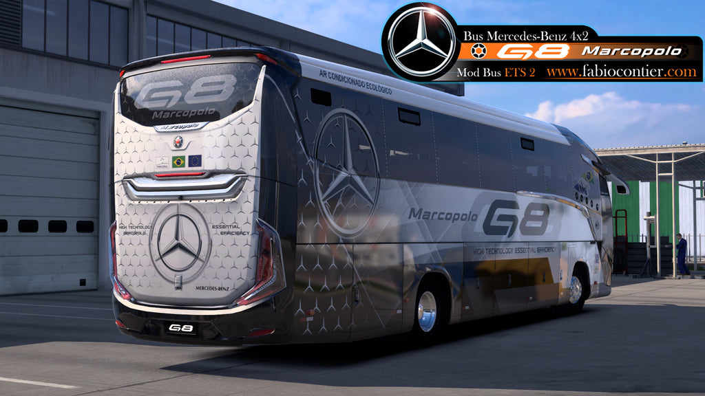 ETS2 Mod Bus G8 4x2 Mercedes-Benz Executivo