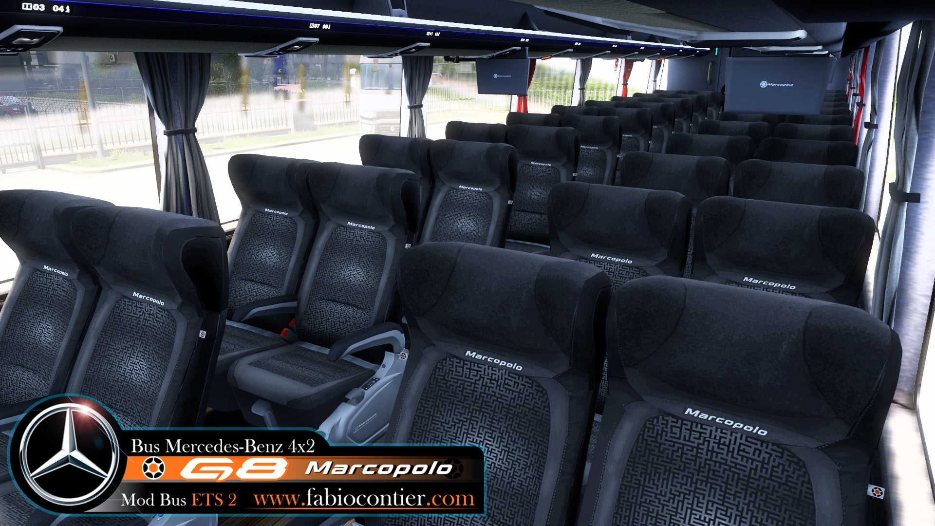 ETS2 Mod Bus G8 4x2 Mercedes-Benz Executivo