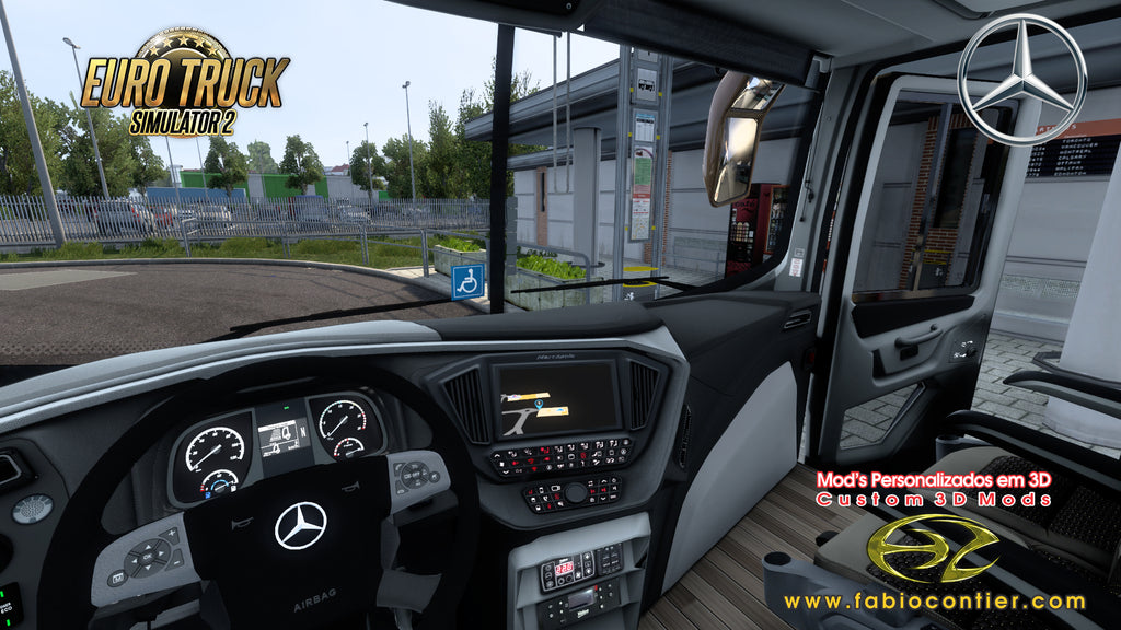 ETS2 Mod Bus G8 DD 1800 Mercedes-Benz 8x2