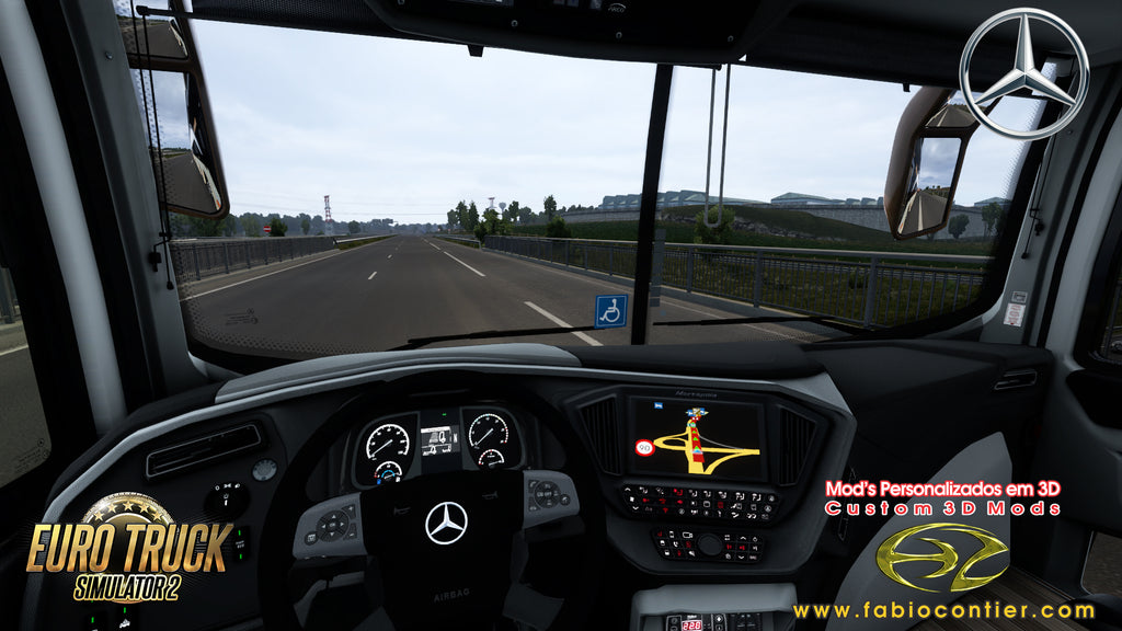 ETS2 Mod Bus G8 DD 1800 Mercedes-Benz 8x2