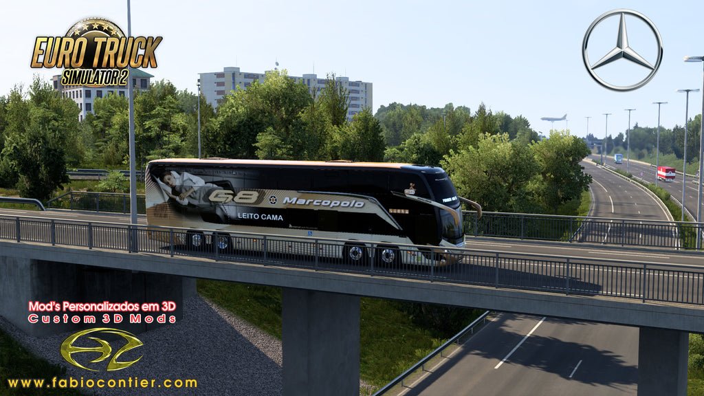 ETS2 Mod Bus G8 DD 1800 Mercedes-Benz 8x2