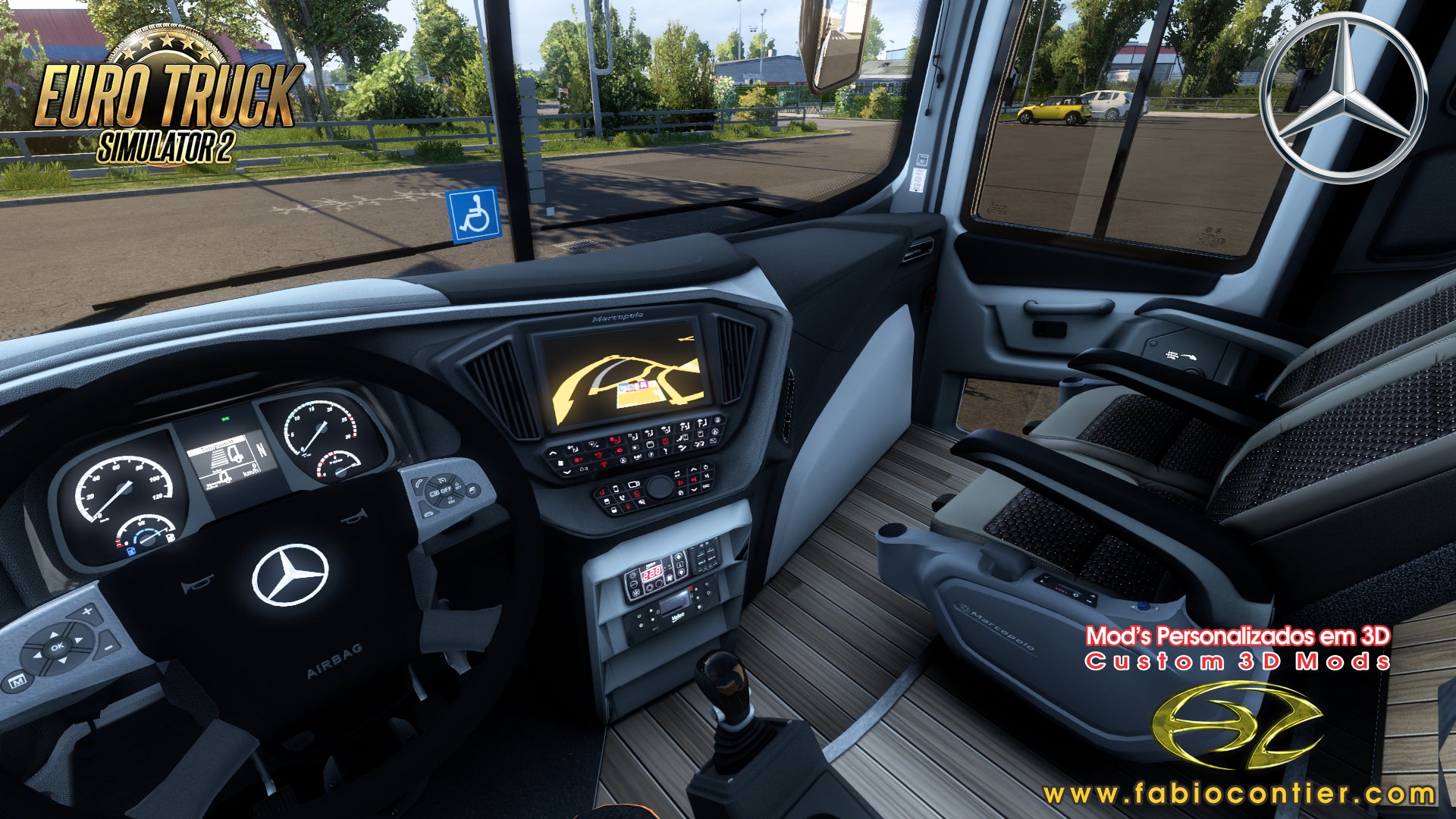 ETS2 Mod Bus G8 DD 1800 Mercedes-Benz 8x2