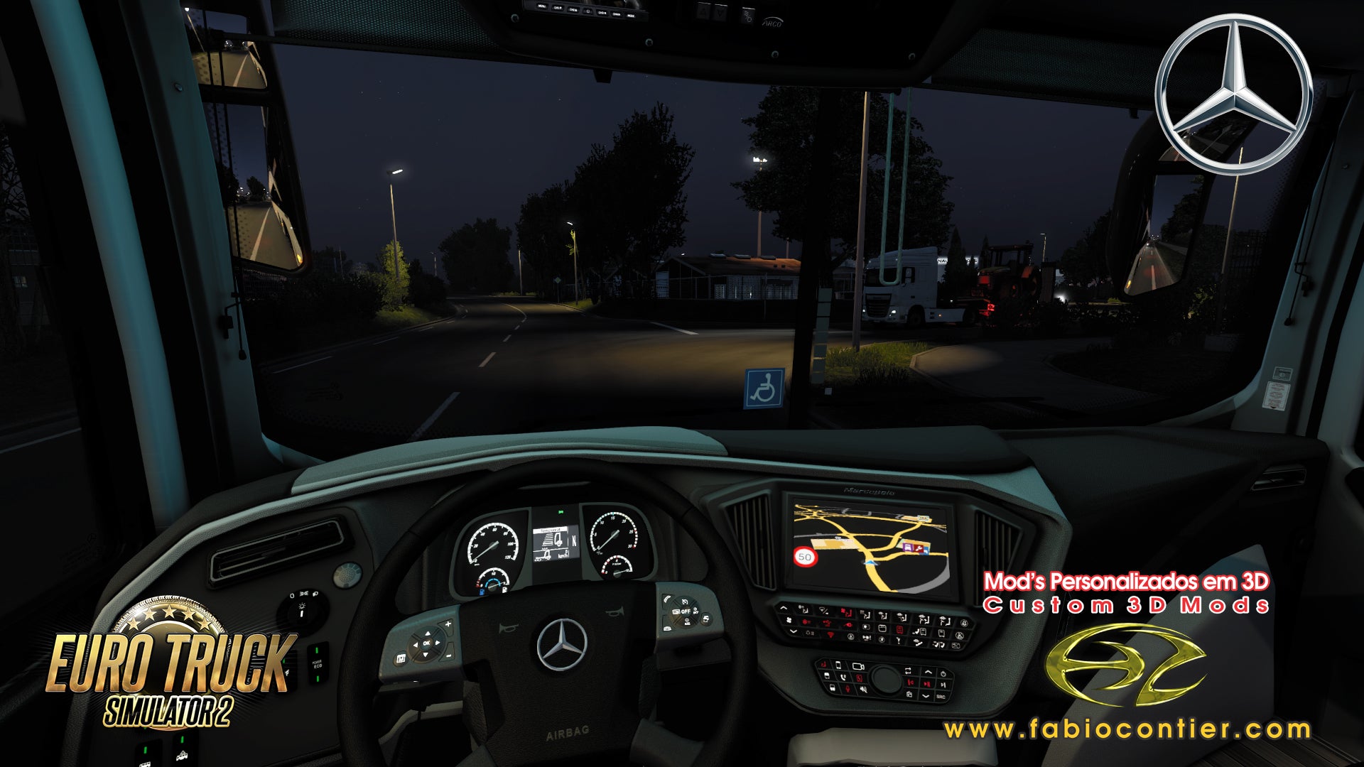 ETS2 Mod Bus G8 DD 1800 Mercedes-Benz 8x2