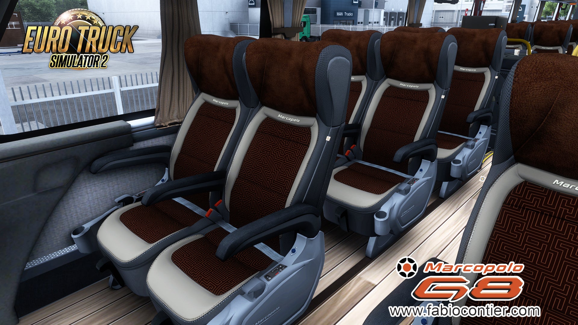ETS2 Mod Bus G8 DD Scania 8X2 Paradiso 1800