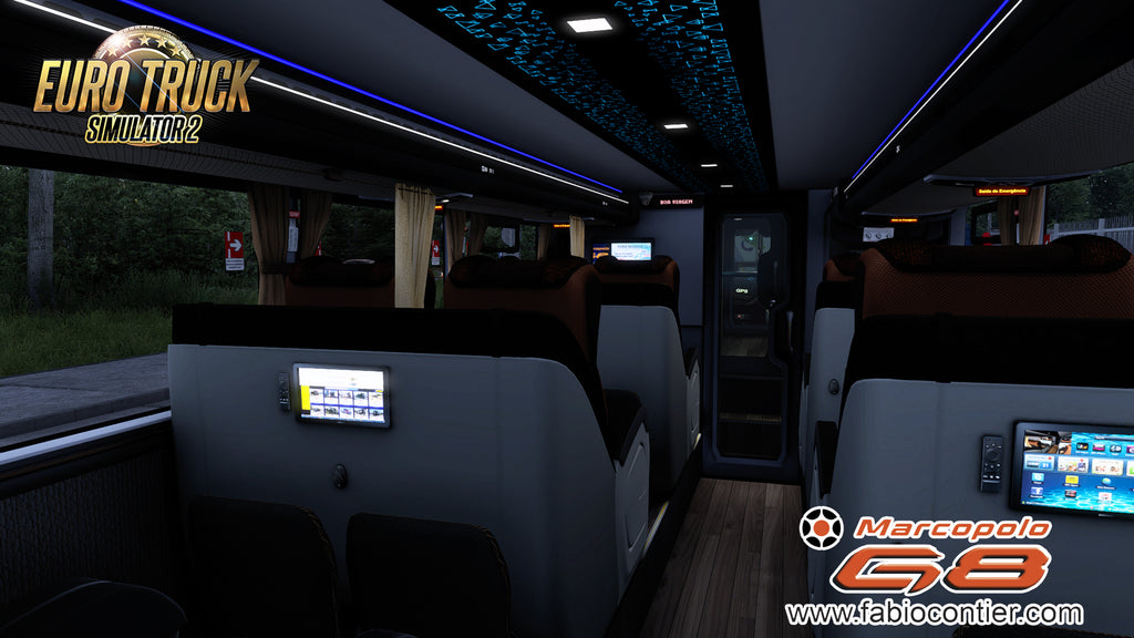 ETS2 Mod Bus G8 DD Scania 8X2 Paradiso 1800