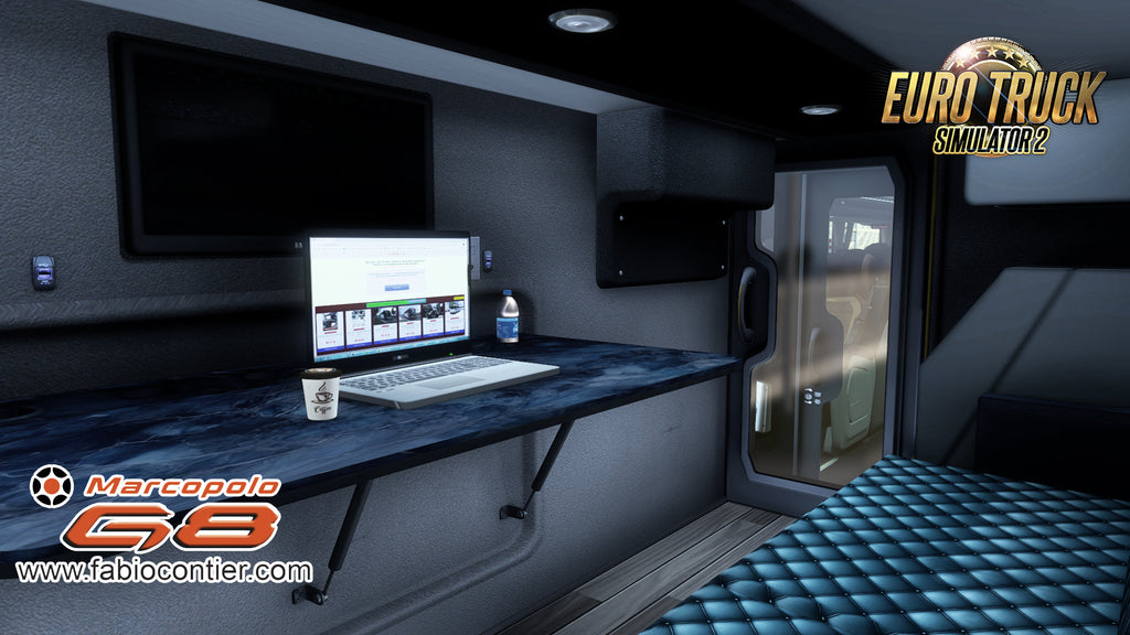 ETS2 Mod Bus G8 DD Scania 8X2 Paradiso 1800