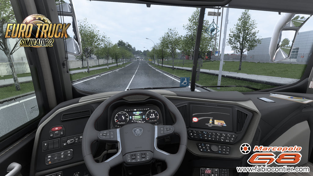 ETS2 Mod Bus G8 DD Scania 8X2 Paradiso 1800