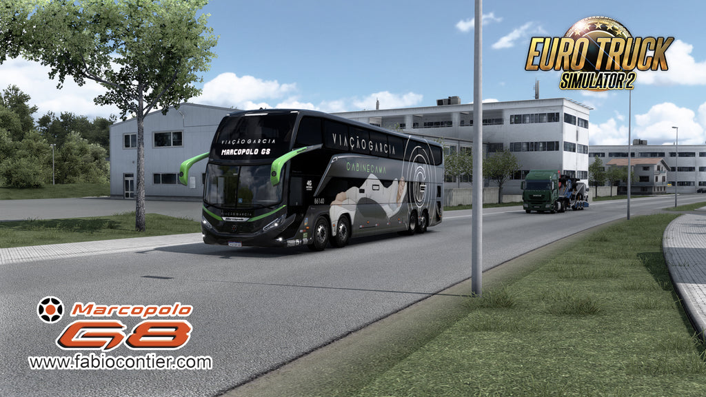 ETS2 Mod Bus G8 DD Scania 8X2 Paradiso 1800