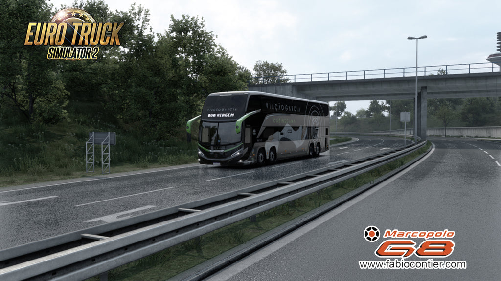 ETS2 Mod Bus G8 DD Scania 8X2 Paradiso 1800