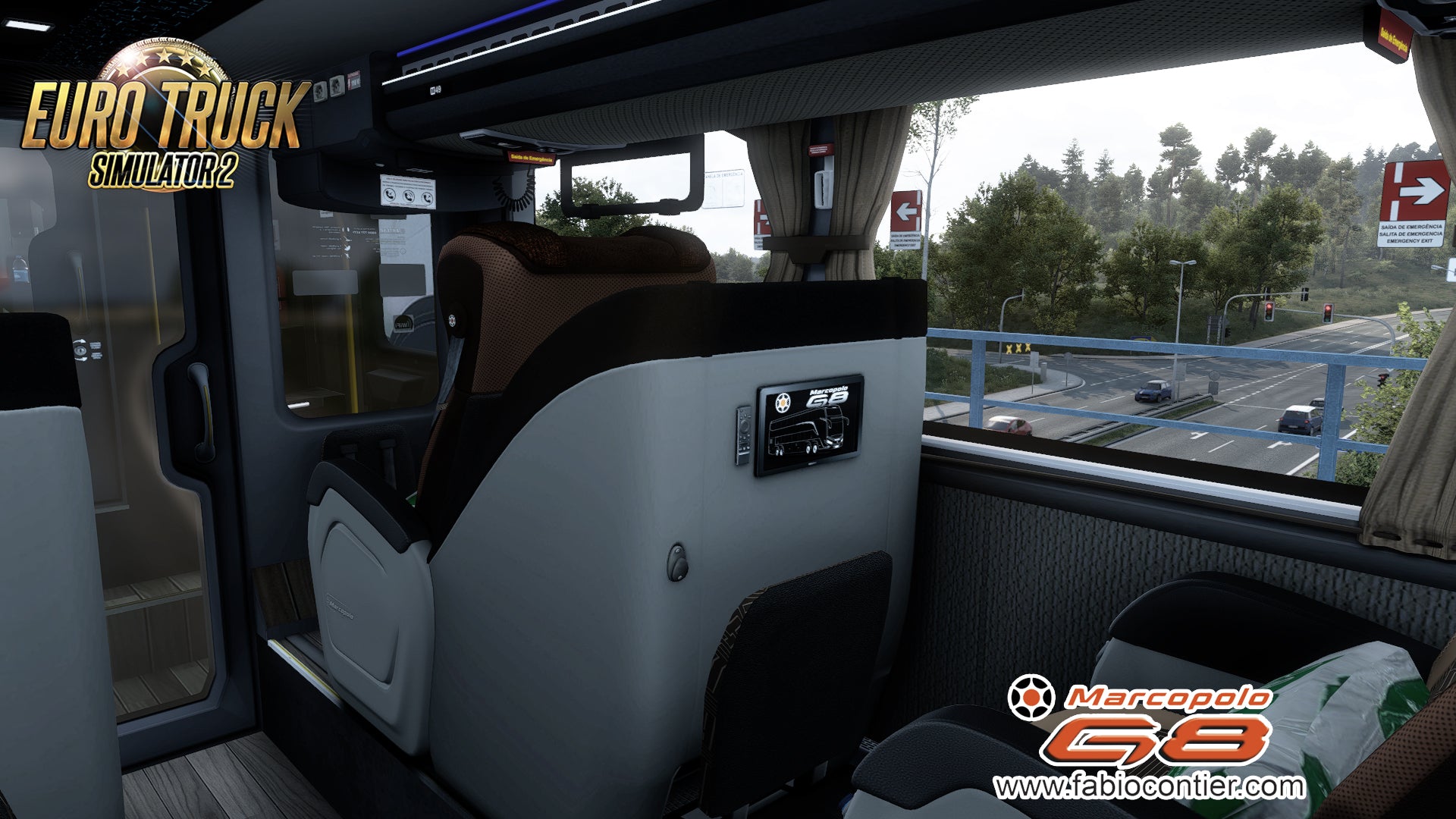 ETS2 Mod Bus G8 DD Scania 8X2 Paradiso 1800