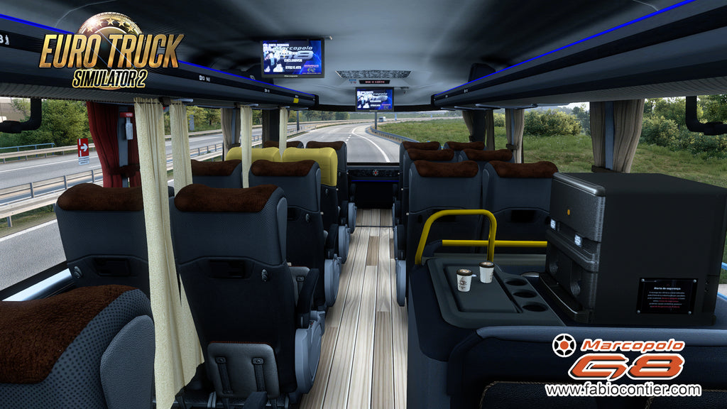 ETS2 Mod Bus G8 DD Scania 8X2 Paradiso 1800