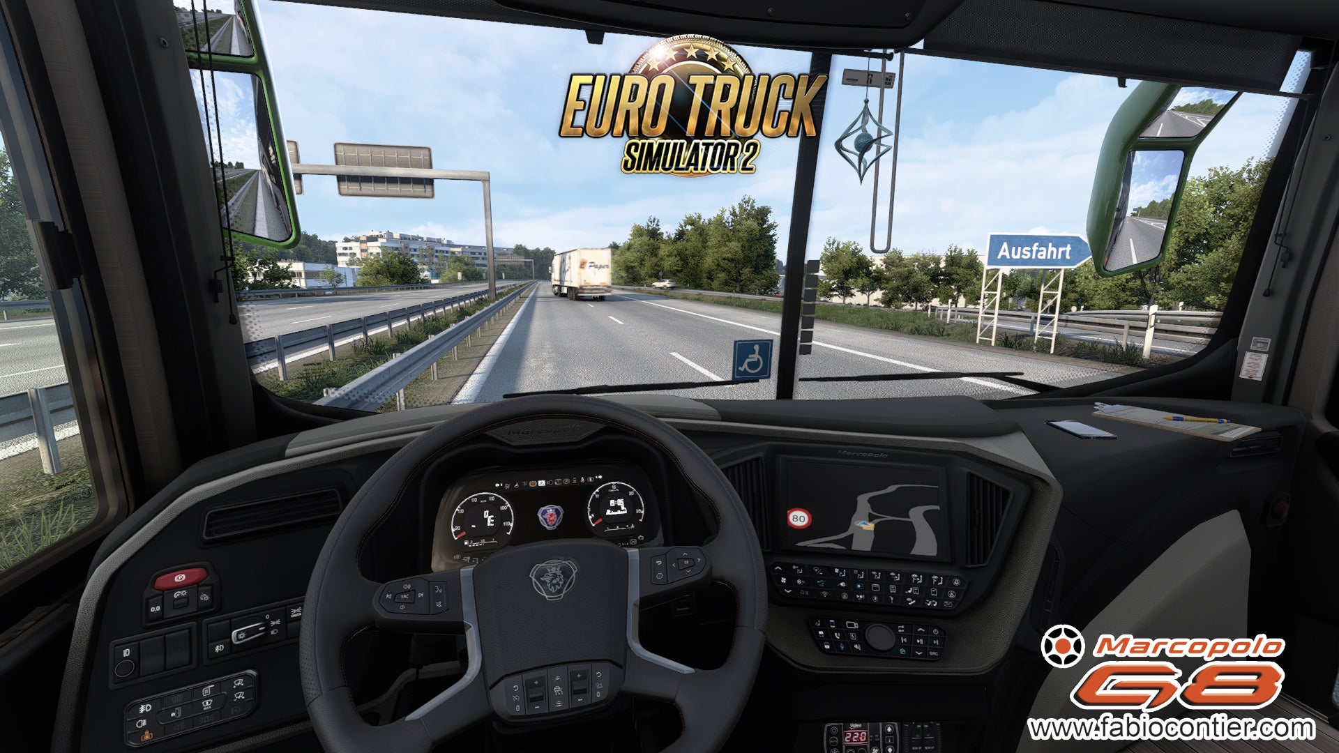 ETS2 Mod Bus G8 DD Scania 8X2 Paradiso 1800