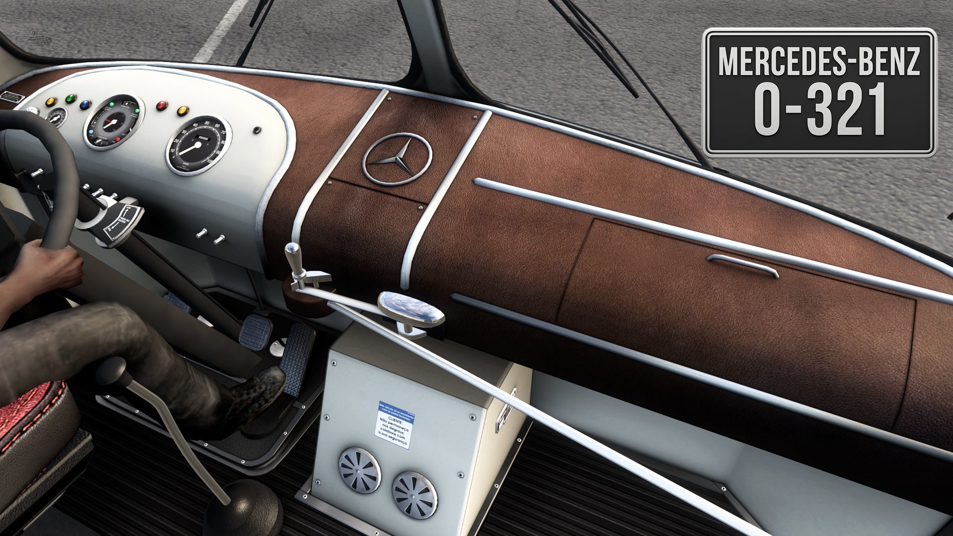 ETS2 Mod Bus Monoblobo O-321 4x2 Mercedes-Benz