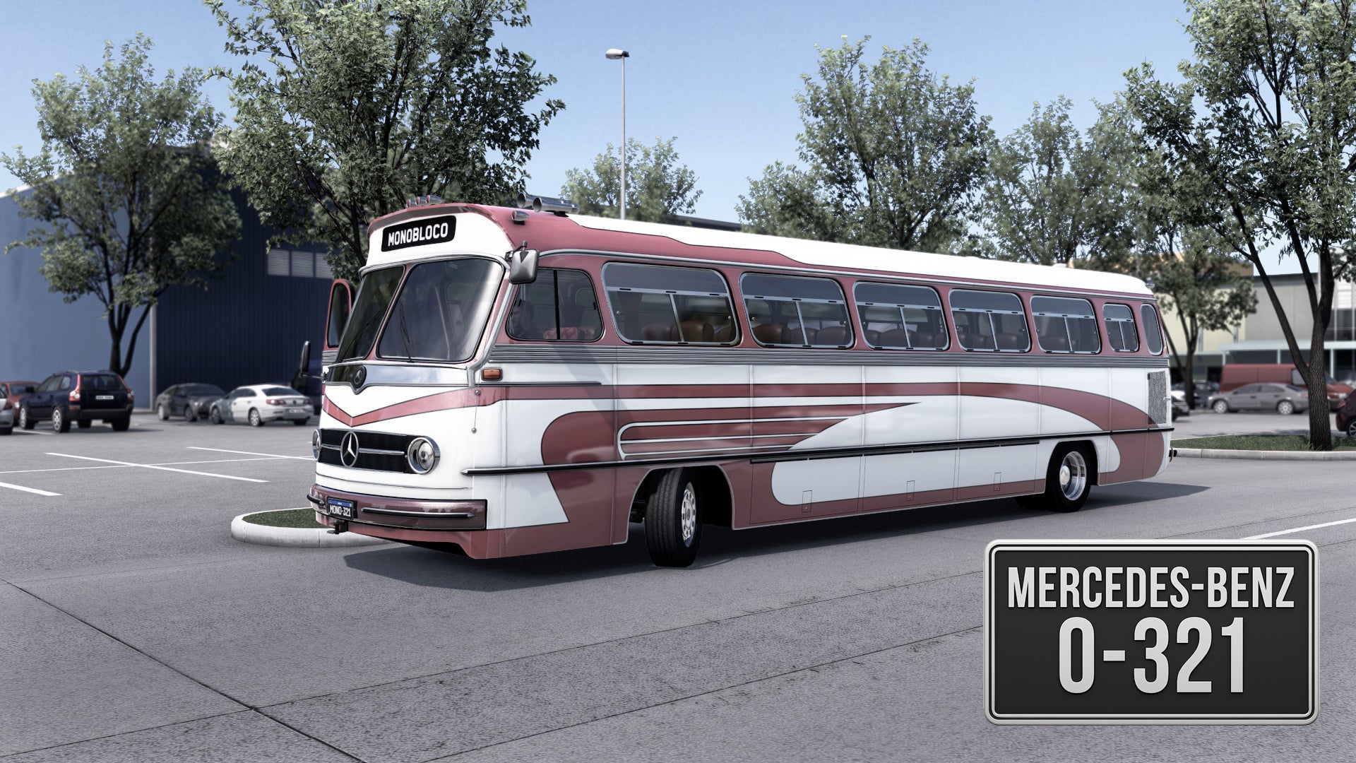 ETS2 Mod Bus Monoblobo O-321 4x2 Mercedes-Benz