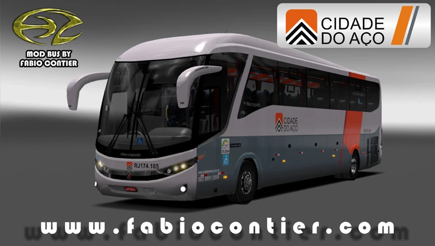 ETS2 Série G7 Marcopolo 4x2 com 4 interiores