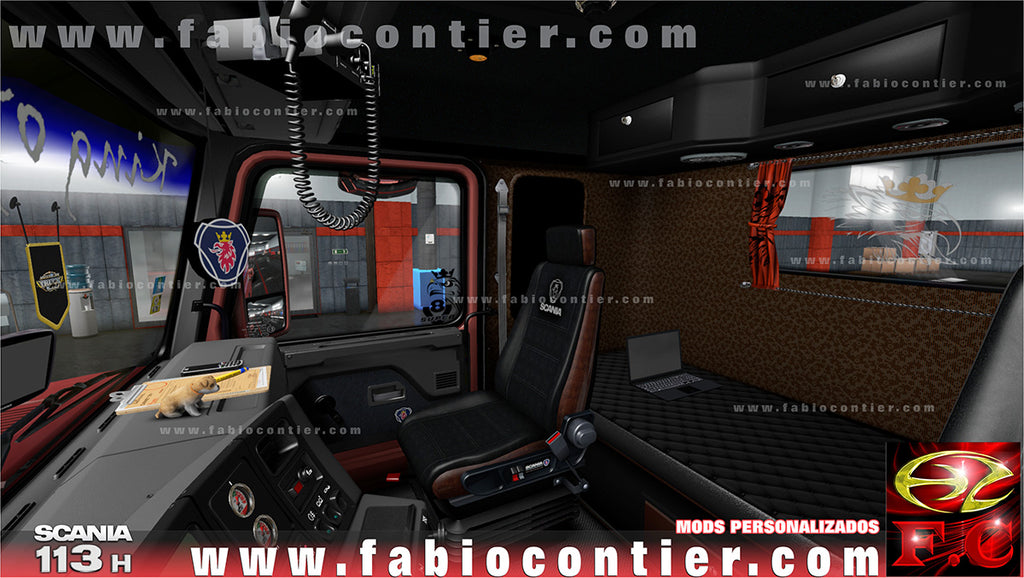 ETS2 Mod DLC Acessórios para a 113H Bicuda Exclusivo