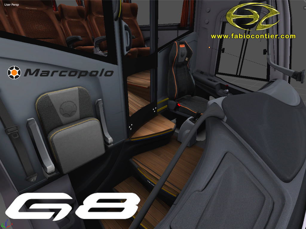 ETS2 Mod Bus G8 6x2 Scania Premium